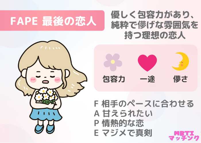 FAPE 最後の恋人｜包容力と純粋さで愛される究極の癒しタイプ