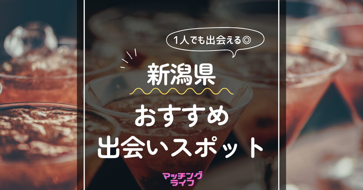 新潟県 おすすめ出会いスポット